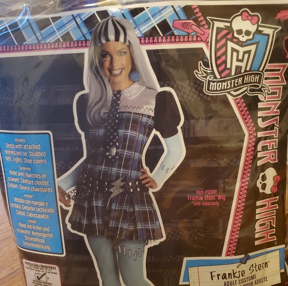 Frankie Stein Adult MEDIUM costume